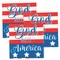 4th of July God Bless America Flag Stars and Stripes Luncheon Napkins 16 Pieces